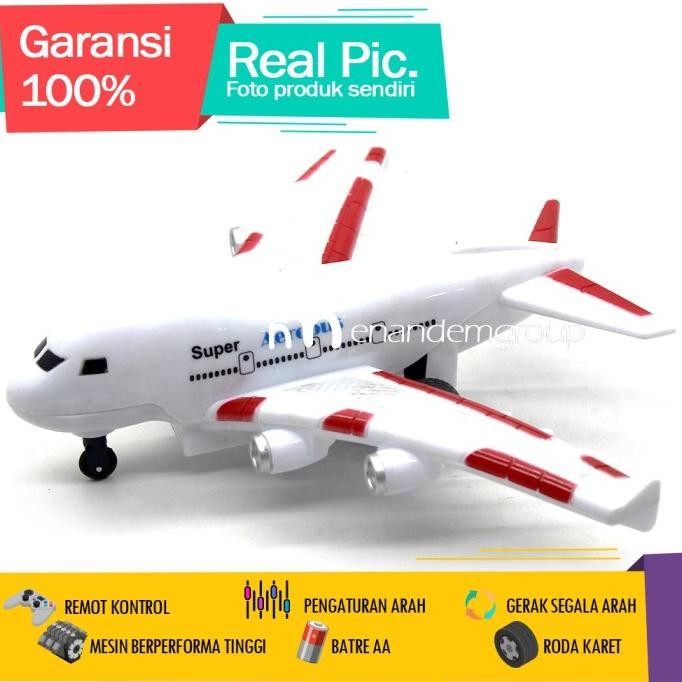 Mainan Mobil Remot Kontrol Rc Pesawat Aerobus Super Co