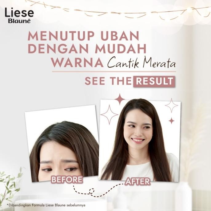 Liese - Blaune Bubble Hair Color Foam / Pewarna Rambut untuk Uban