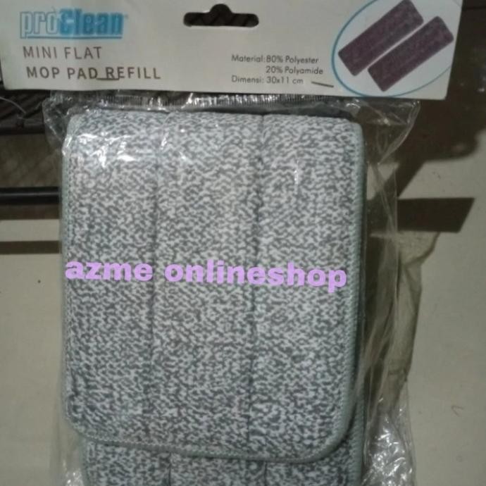 refill flat mop proclean set 2 pcs_refill mop stik set 2