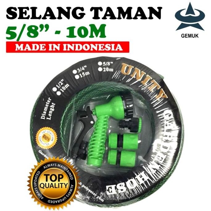 -SELANG AIR 5/8 10 METER DENGAN WATERGUN 7 SPRAY / SELANG PAKETAN