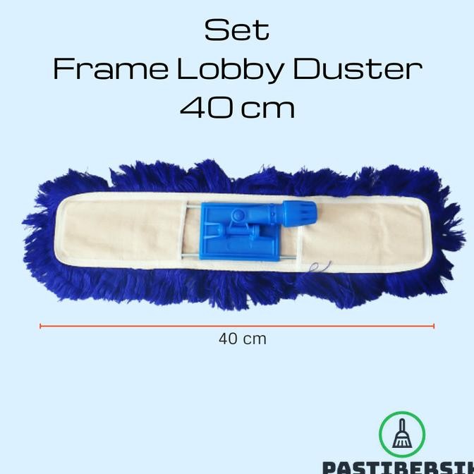 Set Frame Lobby Duster 40 cm (Frame + Kain) / Set Mop Duster