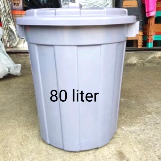 Ember Plastik Jumbo 80 liter ABU/Ember Tutup Abu 80 liter/Tong Air 80L