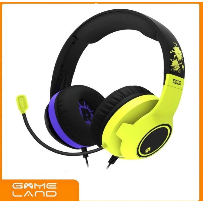 Splatoon 3 Hori Gaming Headset Headphones Nintendo Switch Wired
