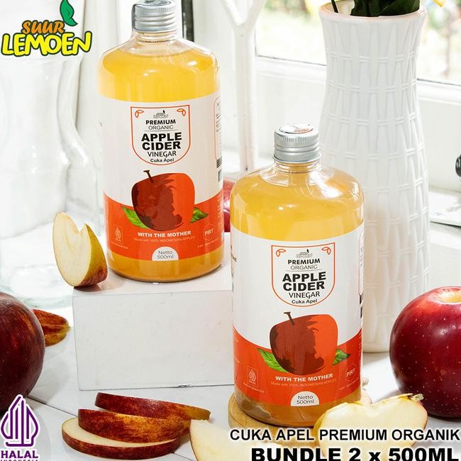 

Cua Apel Organi 1 Liter Cider Vinegar With The Mother