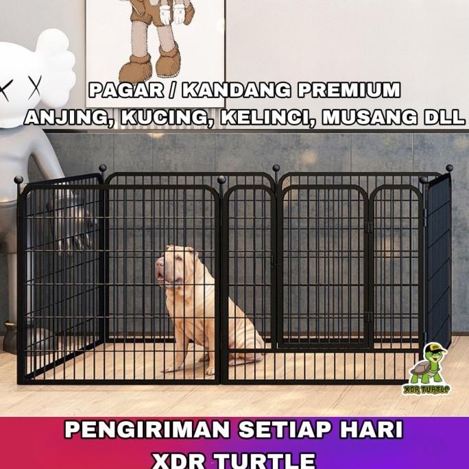Terlaris Kandang Anjing Kucing Premium Besar Pagar Anjing Dog Fence Kuat Kokoh Ready Stok