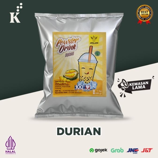 

Spesial Promo/ Bubuk Minuman Bubble Powder Drink Rasa Durian Original Javaland 1Kg [Terlaris/Terbaru/Recommended]