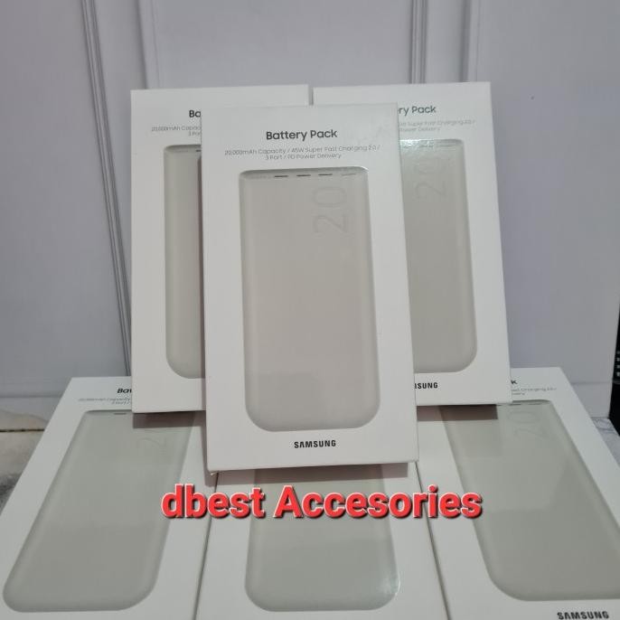 Samsung Powerbank 20000mAh 45W/Battery Pack 45w 20000mah Super Fast Charging Original SAMSUNG SEIN