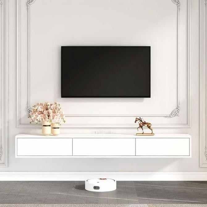 Meja TV Gantung / Lemari TV Gantung / Rak TV Gantung / Minimalis / ern / Murah