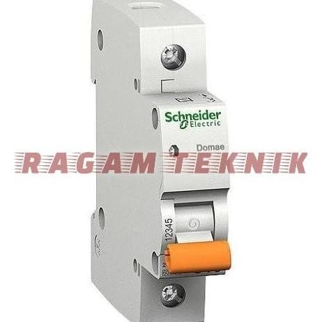 Diskon Mcb Schneider 25A C25 Merlin Gerin Domae Stut Listrik Orange