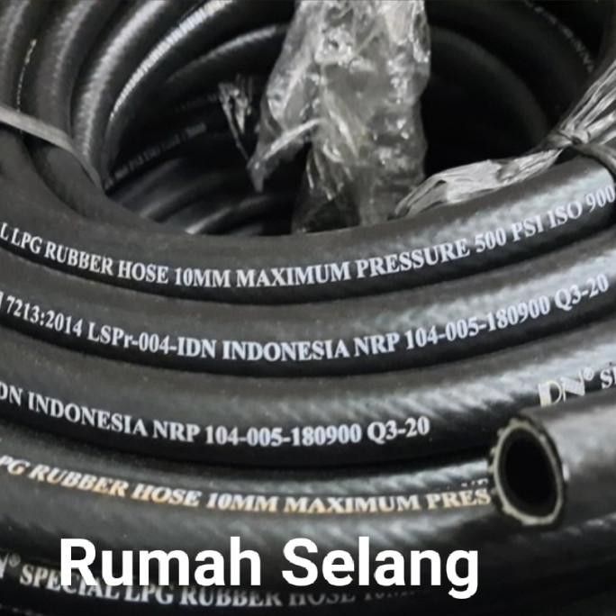 Laris Selang Gas /Selang Lpg Dn 10 Mm 500 Psi Premium 3 Lapis
