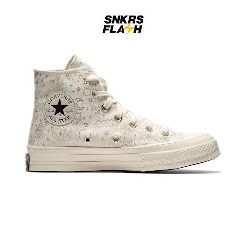 CONVERSE Ct 70S Hi Egret White Sepatu Sneakers Wanita - A02207C - Size 35