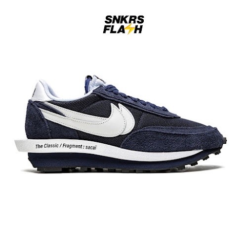 NIKE X Sacai Ld Waffle Fragment Blue Sepatu Sneakers Unisex - DH2684400 - Size 45.5