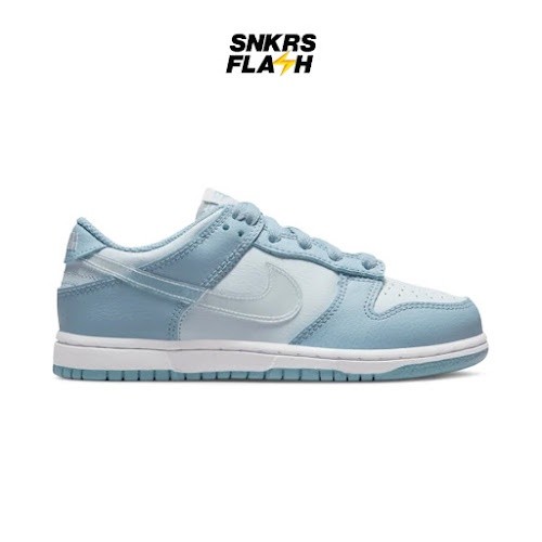 NIKE Kids Dunk Low Clear Aqua Blue (Ps) Sepatu Sneakers Anak - DH9756401 - Size 31