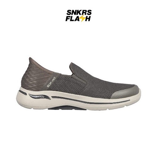 SKECHERS Go Walk Arch Fit Taupe Sepatu Casual Pria - 216259TPE - Size 45
