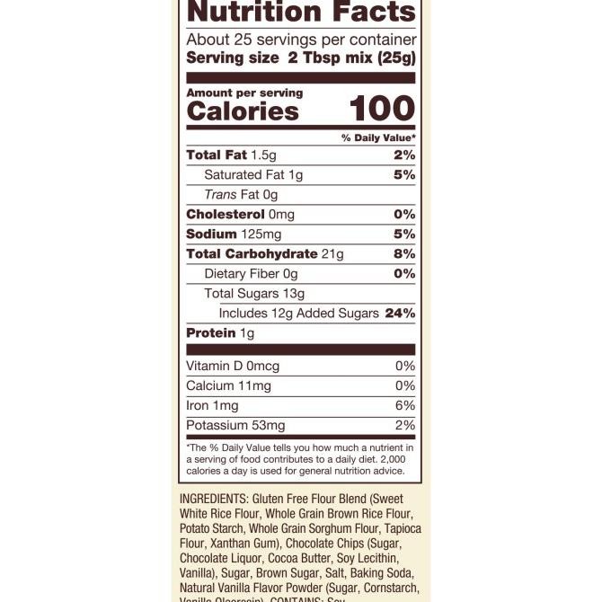 

Sale Bob'S Red Mill Gluten Free Chocolate Chip Cookie Mix 624 Gr