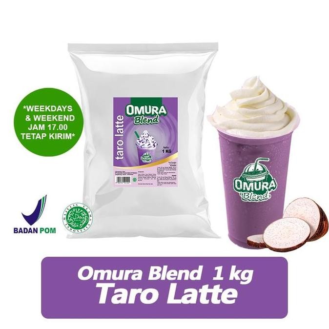 

Spesial Promo/ Omura Blend Bubuk Minuman Rasa Taro Latte Powder Drink 1 Kg Omura Powder [Terlaris/Terbaru/Recommended]
