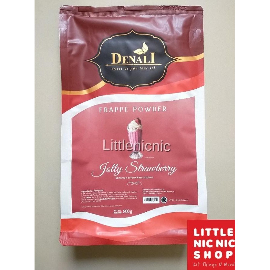 

Spesial Promo/ Bubuk Minuman Denali Jolly Strawberry Frappe Powder [Terlaris/Terbaru/Recommended]