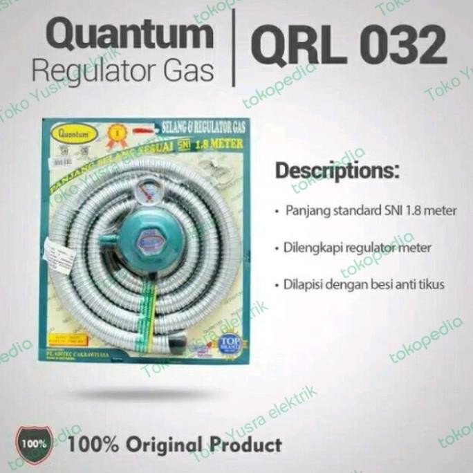 Murah Regulator + Selang Paket Quantum Qrl032 Qrl03 Qrl142 Qrl14 Regulator