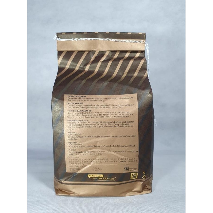 

Grosir Cocoa Powder Coklat Bubuk Tulip Bordeaux With Cocoabutter 22%