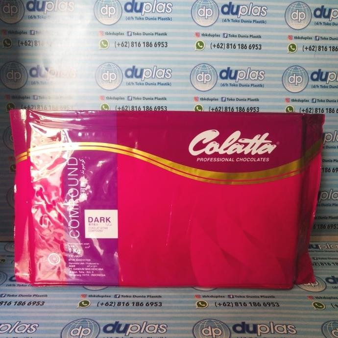 

Murah Colatta Coumpound Dark Chocolate 1Kg Grab Gojek Only