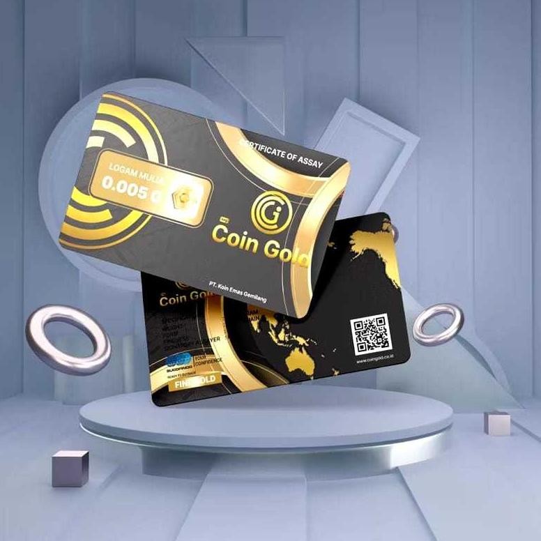 FX LOGAM MULIA 0.005 GRAM COIN GOLD / COINGOLD BABYGOLD NI GOLD NIGRAM EMAS KECIL DEALER
