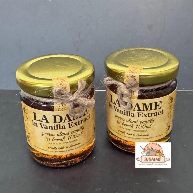 

Sale La Dame Vanilla Extract 100 Ml Perisa Alami Vanilla Vanilli Extract Halal