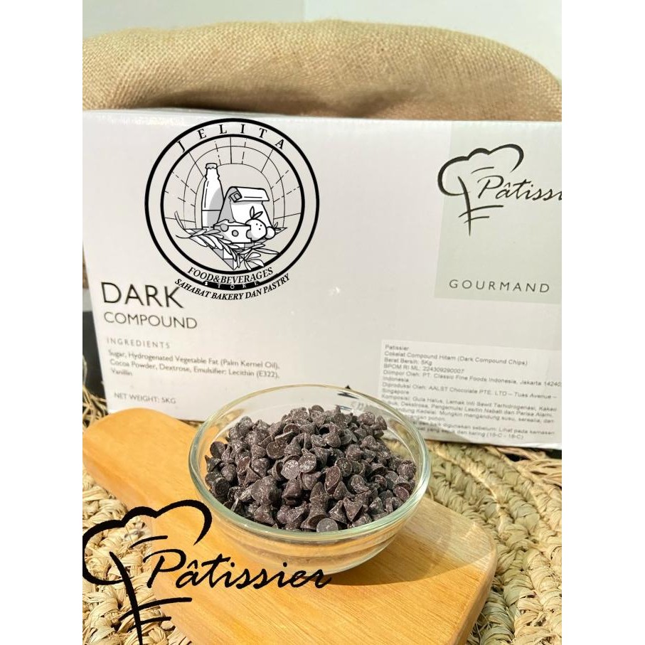 

Sale Patissier Gourmand Chocolate Dark Chips Compound 500Gr (Coklat Chip)