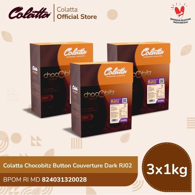 

Murah Bundling Colatta Chocobitz Button Couverture Dark Rj02 1Kg - Isi 3