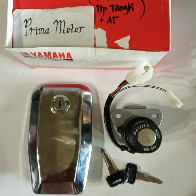 KUNCI KONTAK RX KING NEW DAN TUTUP TANGKI RX KING SET ORI YAMAHA YGP