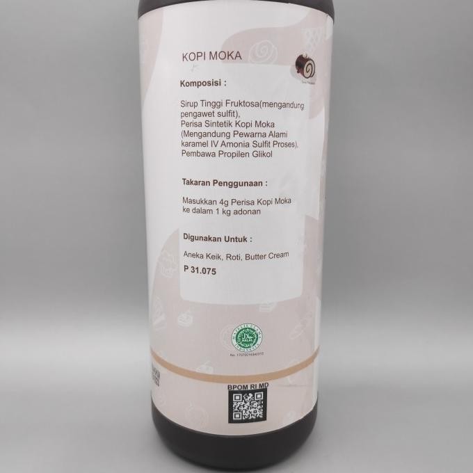 

Grosir Toffieco Kopi Moka Flavour 1Kg - Perisa Essence Tofieco Coffee Mocca