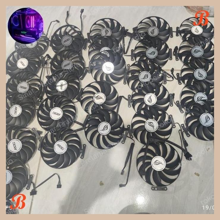 [SRP] Fan kipas Asus Rog Strix Rtx 3060 3070 3080 3090 95mm 7pin