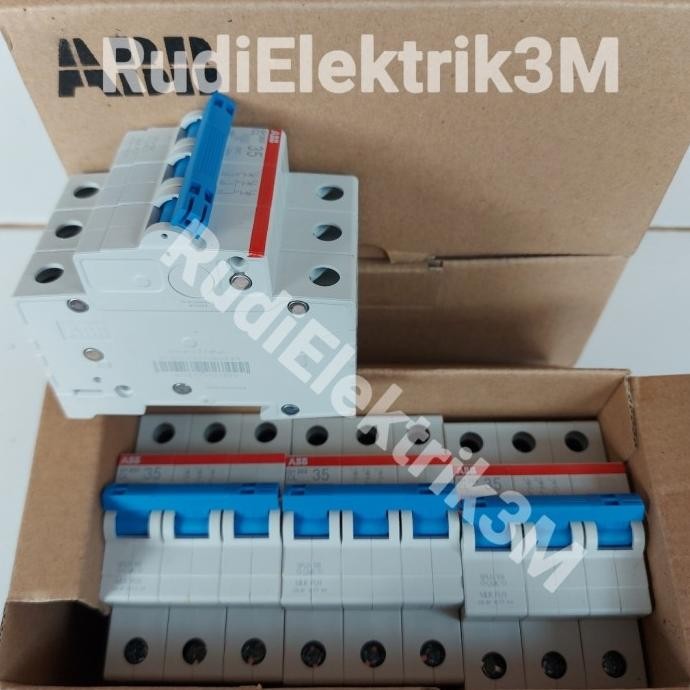 Terjangkau Mcb 3 Phase Abb 35A Asli Pln