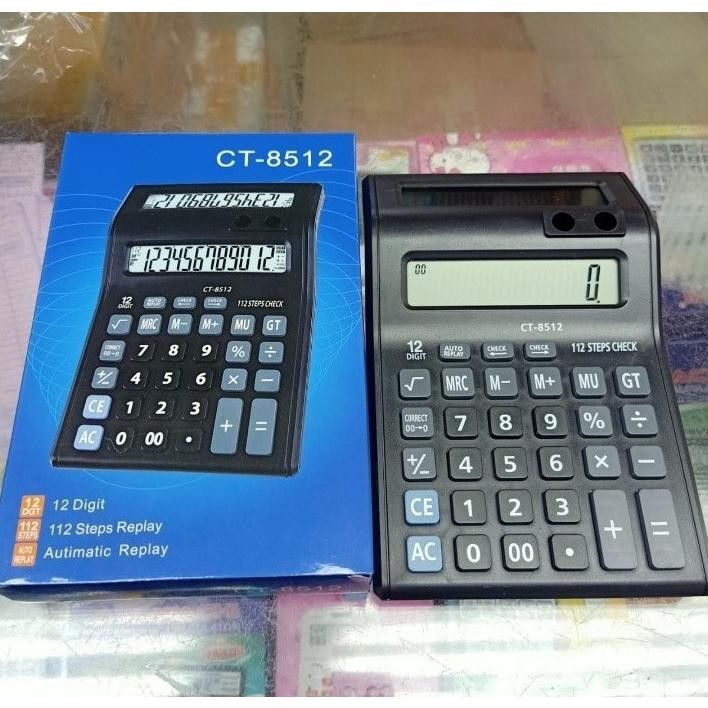 

KALKULATOR CT8512 2 LAYAR 12 DIGIT