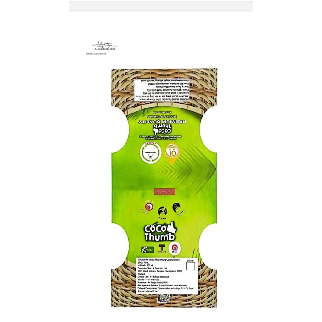 

Promo Harvestmoon Coco Thumb Kelapa Thailand Per Dus