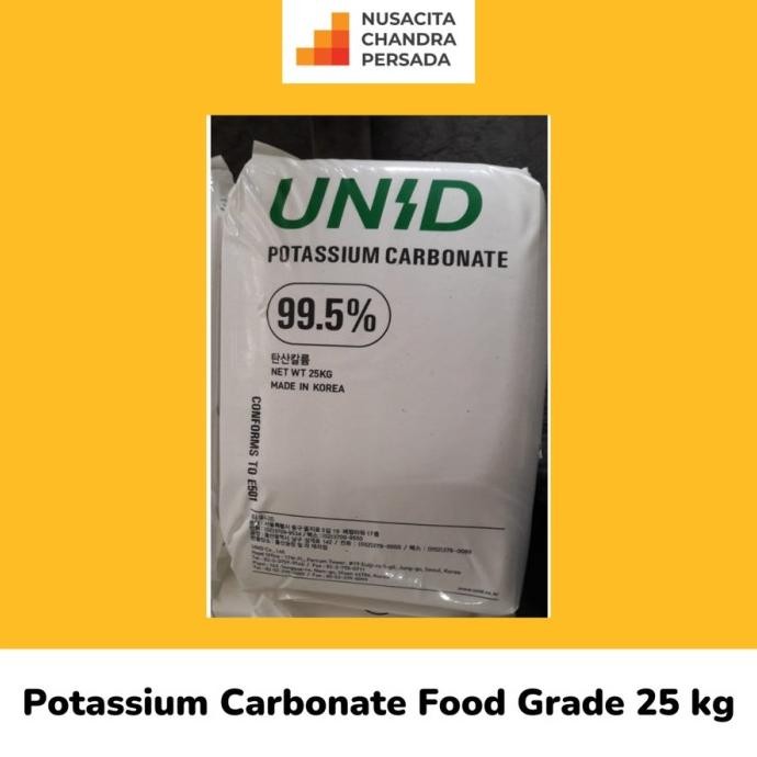 

Promo Potassium Carbonate/Potasium Karbonat Food Grade Unid Korea 25 Kg