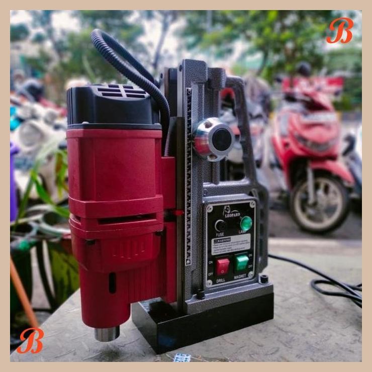 [KMT] MESIN BOR MAGNET 28MM MESIN BOR BESI BOR MAGNET MAGNETIC DRILL LEOPARD