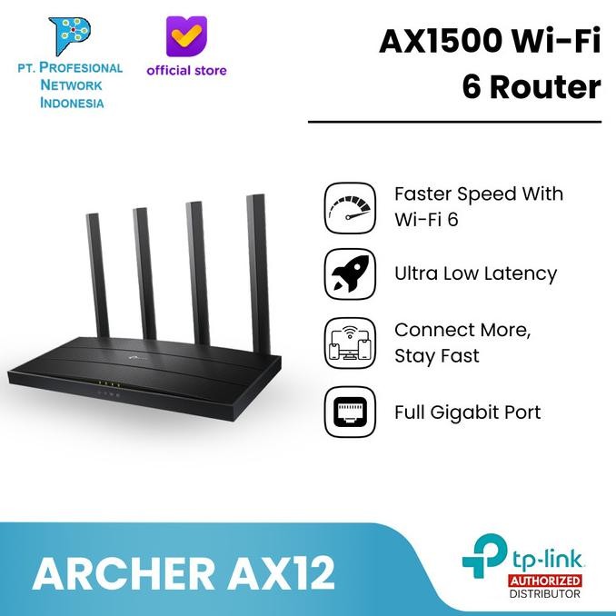 TP-LINK Archer AX12 AX1500 Wi-Fi 6 Router tplink archer ax12 ax 12