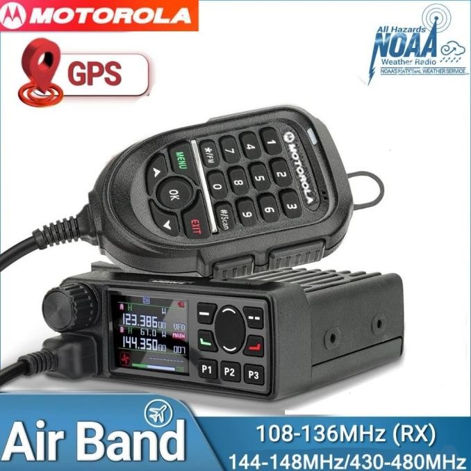 HARGA DISC - Mini Base Radio HT Walkie Talkie Motorola MT8900 Asli Jarak Jauh 50KM mobil Vehicle Rad