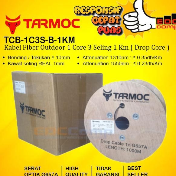 Kabel Dropcore FO 1 CORE 3 SELING 1000m/Cable FO Drop Core SM 1 Core