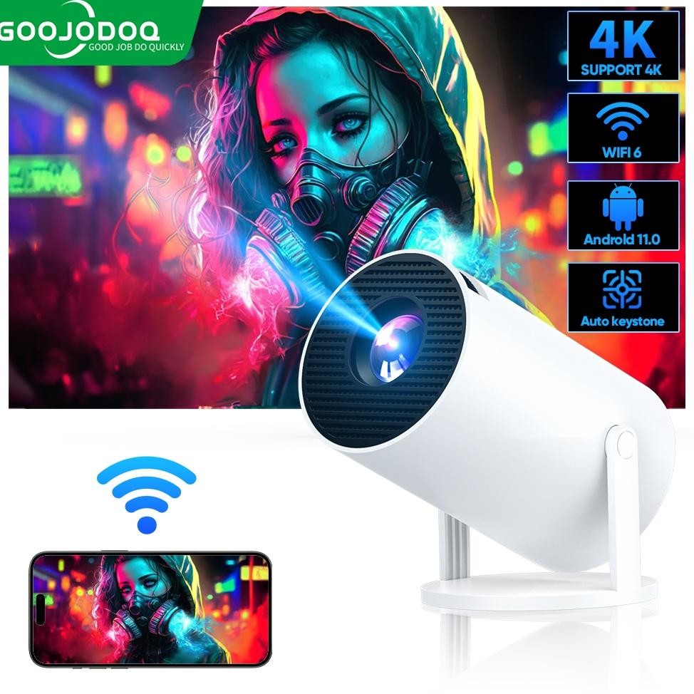 Demetri Goojodoq Proyektor Android 4K Wifi Bluetooth / Projector Android Ni / Proyektor Murah / Proy