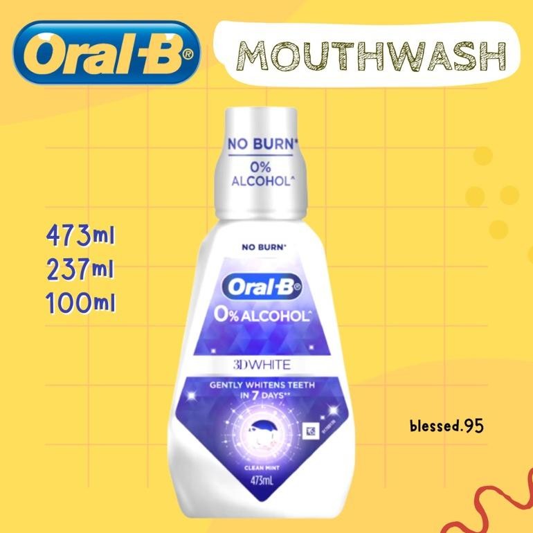 MARINA ORAL B 3D WHITE MOUTHWASH NT PEMUTIH GIGI