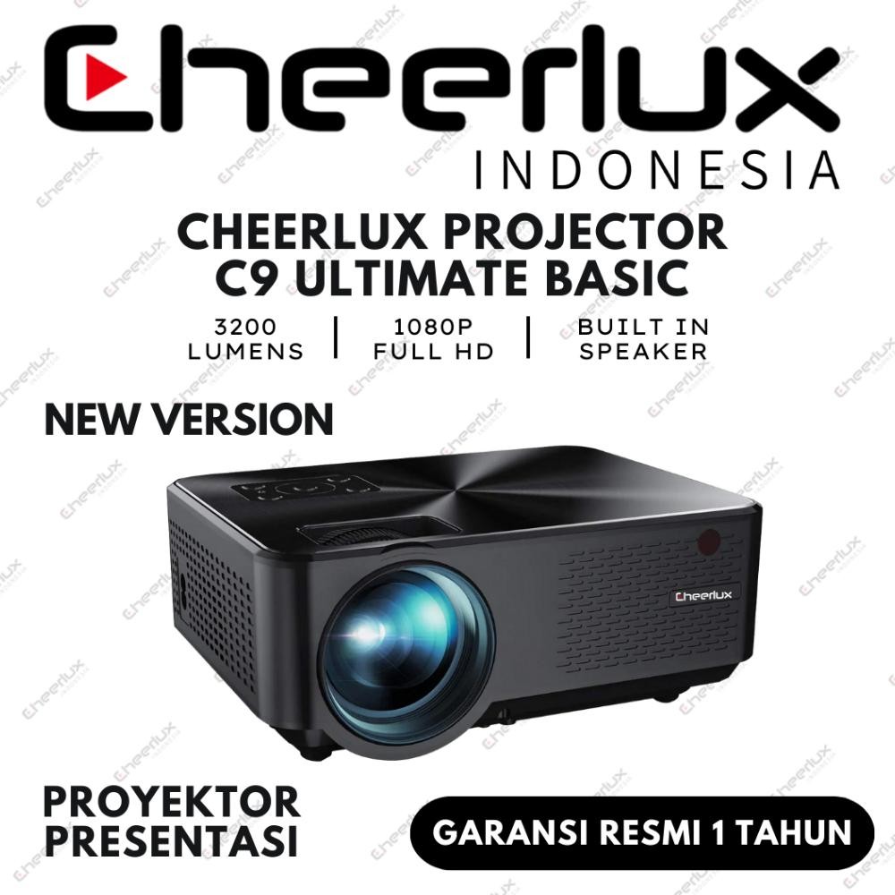 cdou proyektor presentasi | cheerlux c9 | proyektor cheerlux c9 basic 2800 lumens