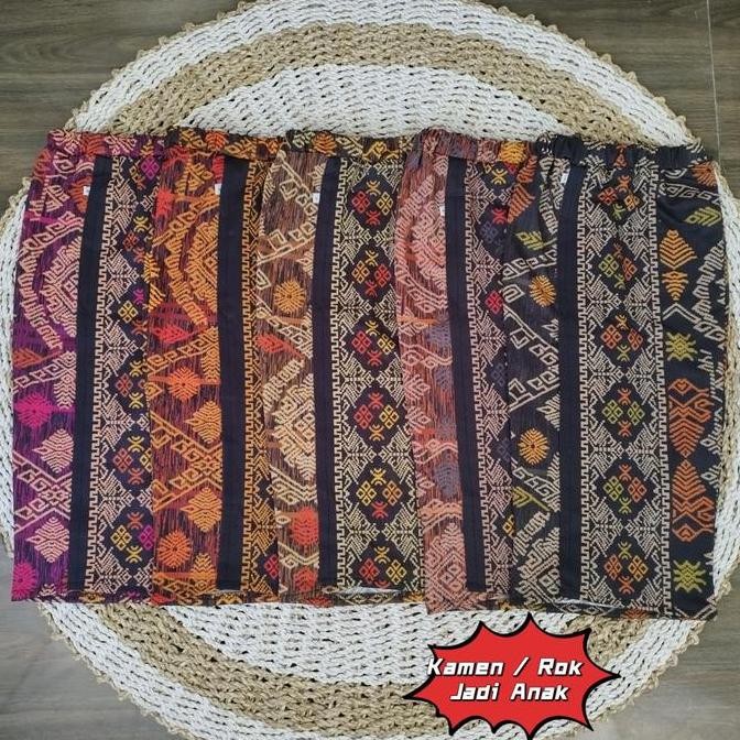 ROK ATAU KAMEN MOCREFT ANAK STRAIT MOTIF SONGKET BALI ROK PANJANG ROK BALI BAWAHAN KEBAYA BALI