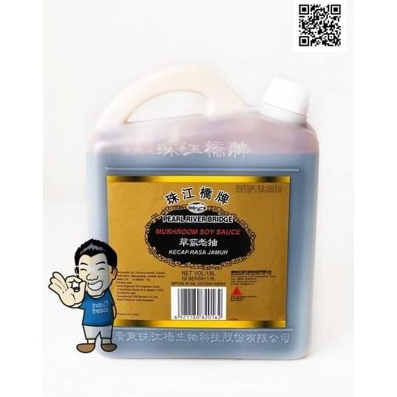 

Promo Pearl River Bridge Mushroom Soy Sauce- Kecap Rasa Jamur 1.8L