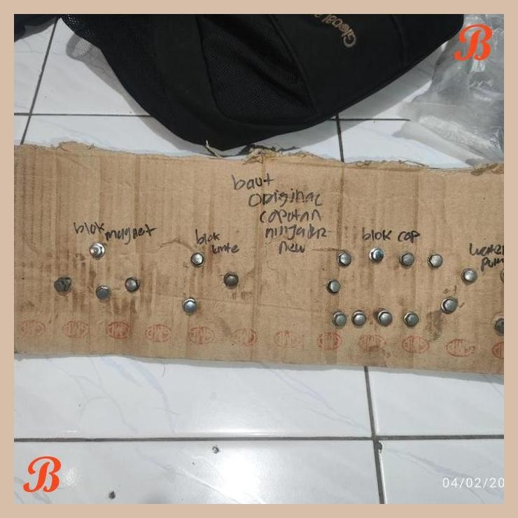 [SRP] baut blok mesin magnet water pum cover gear ninja rr new old r ss ORIGINAL copotan