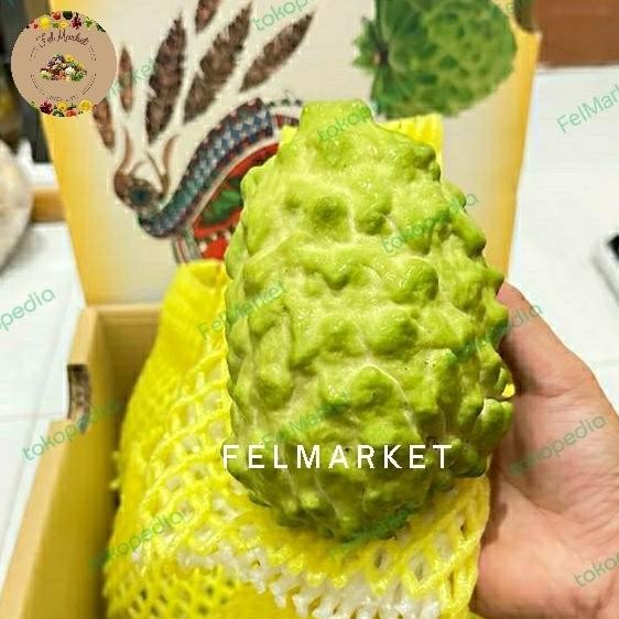 

Grosir Buah Srikaya Jumbo Import Taiwan Super | Srikaya Import -+650 Grm