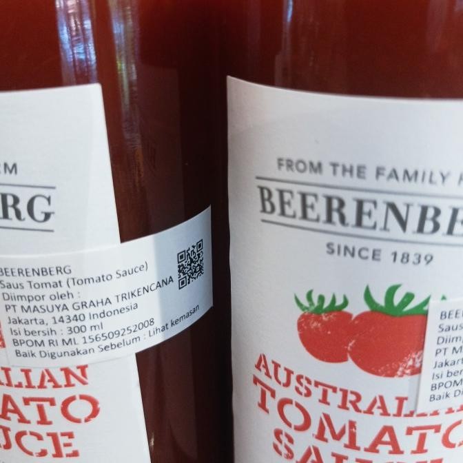 

Grosir Beerenberg Tomato Sauce 300 Ml