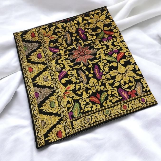 KAIN SONGKET BORDIR BALI - KAMEN LEMBARAN SONGKET