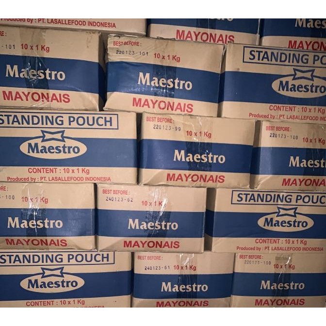 

Murah Mayonaise Maestro 1Kg 1 Dus Isi 10 Pcs