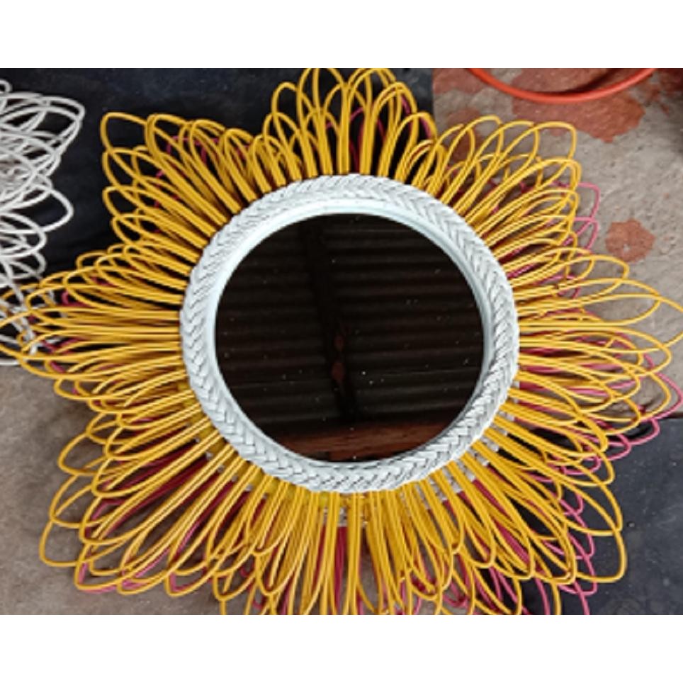 TERMURAH GROSIR ECERAN CERMIN DINDING CERMIN DEKOR CERMIN ROTAN PLASTIK CERMIN ROTAN HIASAN DINDING 